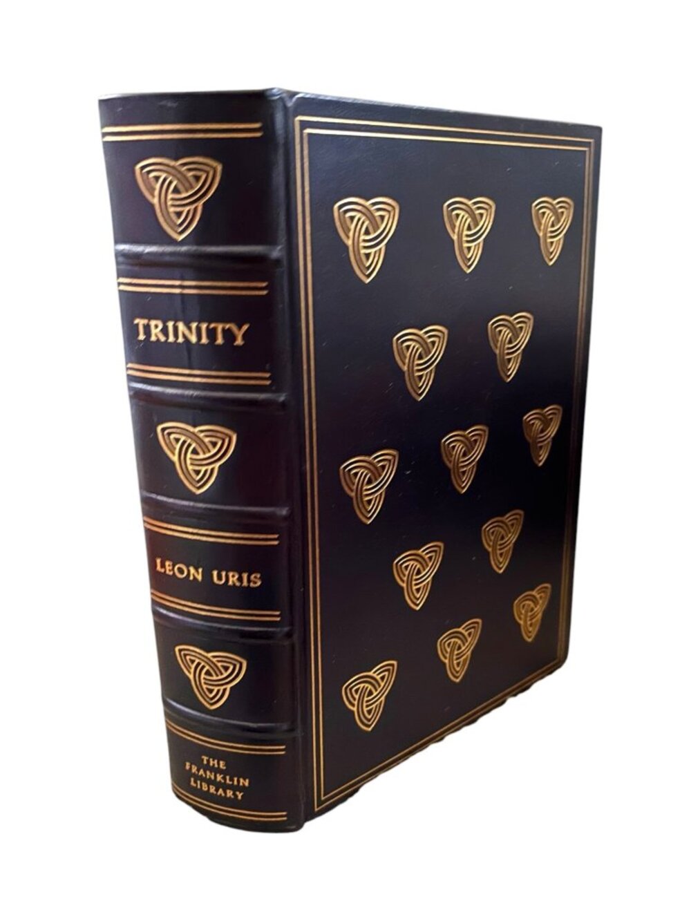 Trinity Leon Uris Franklin Library Leather Hardcover Book Limited First Edition